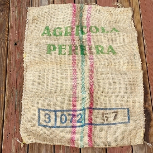 DECOR - Coffee Bean Bag. Large Auth Columbian bag 36 X 28 - Picture 2 of 5